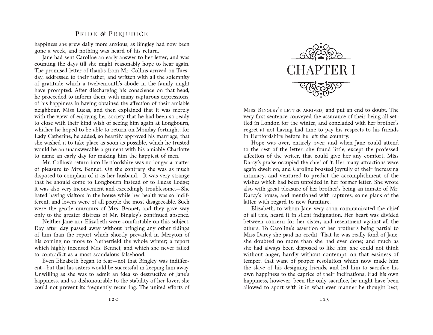 Pride and Prejudice - Typeset - Digital Download