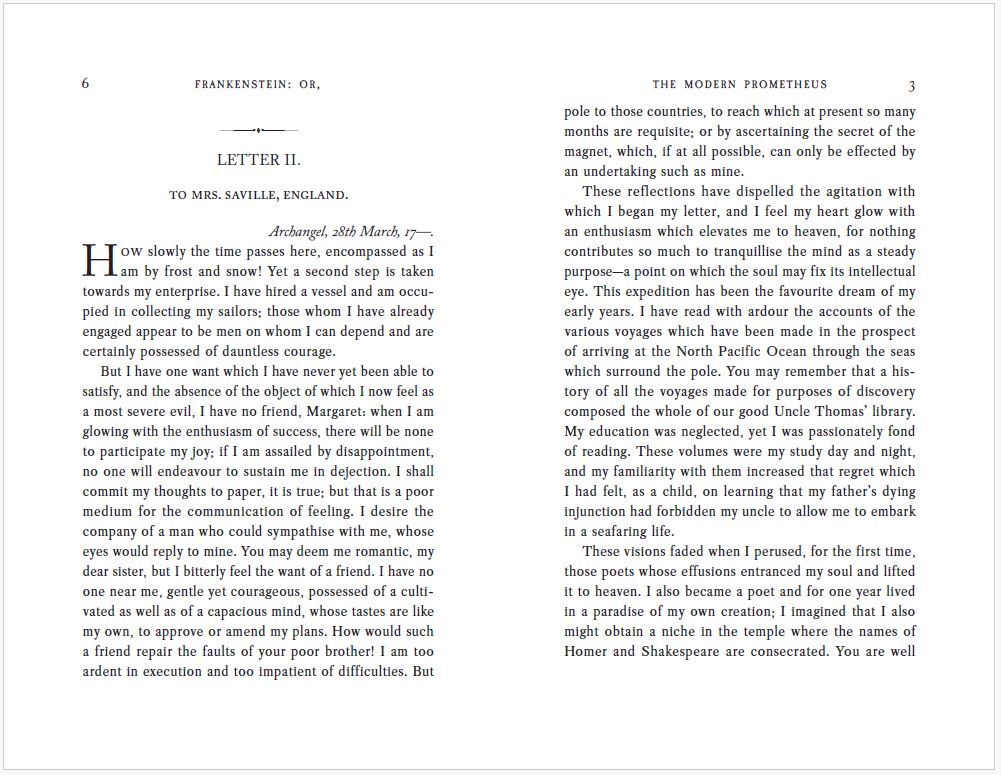 Frankenstein - Typeset - Digital Download