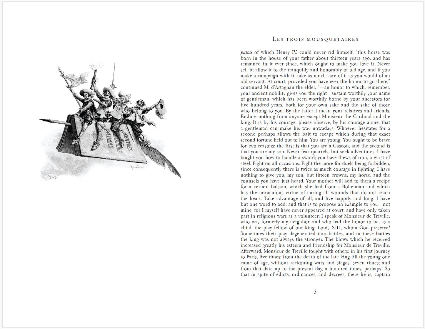 The Three Musketeers - Typeset - Digital Download